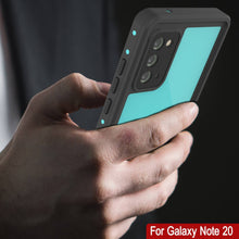 Load image into Gallery viewer, Galaxy Note 20 Waterproof Case, Punkcase Studstar Series Teal Thin Armor Cover
