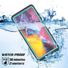 Load image into Gallery viewer, Galaxy Note 20 Waterproof Case, Punkcase Studstar Series Teal Thin Armor Cover
