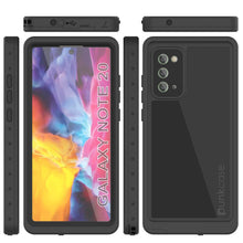 Load image into Gallery viewer, Galaxy Note 20 Waterproof Case, Punkcase Studstar Black Thin Armor Cover
