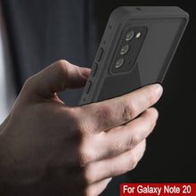 Load image into Gallery viewer, Galaxy Note 20 Waterproof Case, Punkcase Studstar Black Thin Armor Cover

