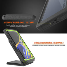 Load image into Gallery viewer, Galaxy Note 9 Case, Punkcase [Extreme Series] Armor Cover W/ Built In Screen Protector [Light Green]
