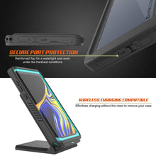 Load image into Gallery viewer, Galaxy Note 9 Case, Punkcase [Extreme Series] Armor Cover W/ Built In Screen Protector [Teal]
