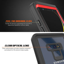 Load image into Gallery viewer, Galaxy Note 9 Case, Punkcase [Extreme Series] Armor Cover W/ Built In Screen Protector [Red]
