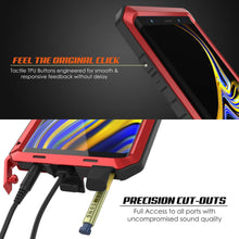 Load image into Gallery viewer, Galaxy Note 9  Case, PUNKcase Metallic Red Shockproof  Slim Metal Armor Case [Red]
