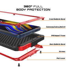 Load image into Gallery viewer, Galaxy Note 9  Case, PUNKcase Metallic Red Shockproof  Slim Metal Armor Case [Red]
