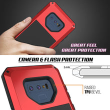 Load image into Gallery viewer, Galaxy Note 9  Case, PUNKcase Metallic Red Shockproof  Slim Metal Armor Case [Red]
