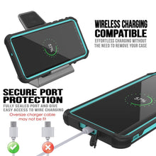 Load image into Gallery viewer, Punkcase Galaxy Note 9 Waterproof Case [Navy Seal Extreme Series] Armor Cover W/ Built In Screen Protector [Teal]
