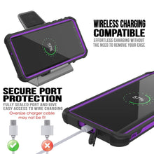 Load image into Gallery viewer, Punkcase Galaxy Note 9 Waterproof Case [Navy Seal Extreme Series] Armor Cover W/ Built In Screen Protector [Purple]
