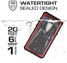 Load image into Gallery viewer, Galaxy Note 9, Ghostek Nautical Waterproof Case Full Body TPU Cover [Shockproof] | Black
