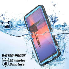 Load image into Gallery viewer, Galaxy Note 9 Waterproof Case, Punkcase Studstar Light Blue Thin Armor Cover
