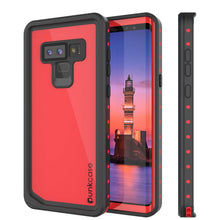 Load image into Gallery viewer, Galaxy Note 9 Waterproof Case, Punkcase Studstar Red Series Thin Armor Cover
