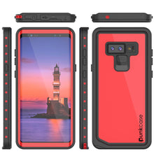 Load image into Gallery viewer, Galaxy Note 9 Waterproof Case, Punkcase Studstar Red Series Thin Armor Cover
