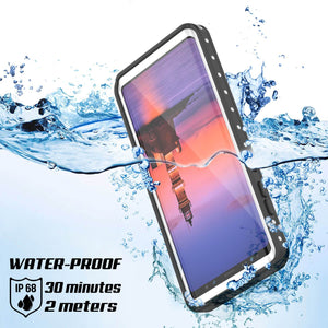 Galaxy Note 9 Waterproof Case, Punkcase Studstar White Thin Armor Cover