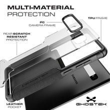 Load image into Gallery viewer, EXEC 3 for Galaxy S10 5G Leather Flip Wallet Case [Black]

