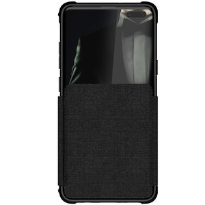 EXEC 3 for Galaxy S10 5G Leather Flip Wallet Case [Black]