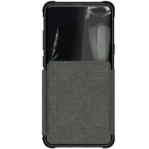 EXEC 3 for Galaxy S10 5G Leather Flip Wallet Case [Grey]