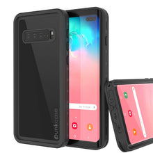 Load image into Gallery viewer, Galaxy S10 5G Waterproof Case PunkCase StudStar Black Thin 6.6ft Underwater IP68 Shock/Snow Proof
