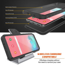 Load image into Gallery viewer, Galaxy S10 5G Waterproof Case PunkCase StudStar Black Thin 6.6ft Underwater IP68 Shock/Snow Proof
