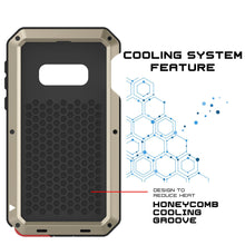 Load image into Gallery viewer, Galaxy S10 Lite Metal Case, Heavy Duty Military Grade Rugged Armor Cover [Gold]
