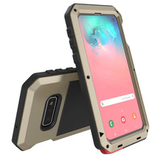 Load image into Gallery viewer, Galaxy S10 Lite Metal Case, Heavy Duty Military Grade Rugged Armor Cover [Gold]
