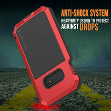 Load image into Gallery viewer, Galaxy S10 Lite Metal Case, Heavy Duty Military Grade Rugged Armor Cover [Red]
