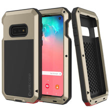 Load image into Gallery viewer, Galaxy S10 Lite Metal Case, Heavy Duty Military Grade Rugged Armor Cover [Gold]
