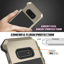 Load image into Gallery viewer, Galaxy S10 Lite Metal Case, Heavy Duty Military Grade Rugged Armor Cover [Gold]
