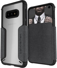 Load image into Gallery viewer, Galaxy S10e Wallet Case | Exec 3 Series [Grey]

