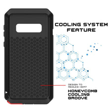 Load image into Gallery viewer, Galaxy S10+ Plus Metal Case, Heavy Duty Military Grade Rugged Armor Cover [Black]
