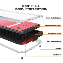 Load image into Gallery viewer, Galaxy S10+ Plus Metal Case, Heavy Duty Military Grade Rugged Armor Cover [White]

