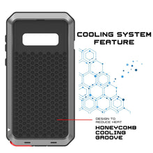 Load image into Gallery viewer, Galaxy S10+ Plus Metal Case, Heavy Duty Military Grade Rugged Armor Cover [Silver]
