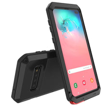 Load image into Gallery viewer, Galaxy S10+ Plus Metal Case, Heavy Duty Military Grade Rugged Armor Cover [Black]
