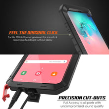 Load image into Gallery viewer, Galaxy S10+ Plus Metal Case, Heavy Duty Military Grade Rugged Armor Cover [Black]
