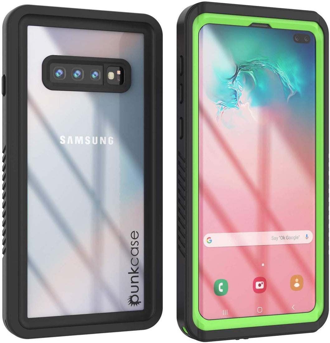 Galaxy S10e Water/Shockproof Screen Protector Case [Light Green]