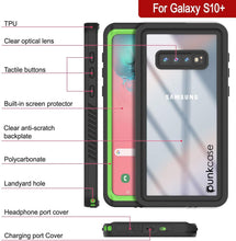 Load image into Gallery viewer, Galaxy S10e Water/Shockproof Screen Protector Case [Light Green]
