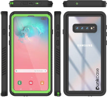 Load image into Gallery viewer, Galaxy S10e Water/Shockproof Screen Protector Case [Light Green]
