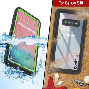 Galaxy S10e Water/Shockproof Screen Protector Case [Light Green]