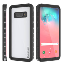 Load image into Gallery viewer, Galaxy S10+ Plus Waterproof Case, Punkcase StudStar White Thin 6.6ft Underwater IP68 Shock/Snow Proof
