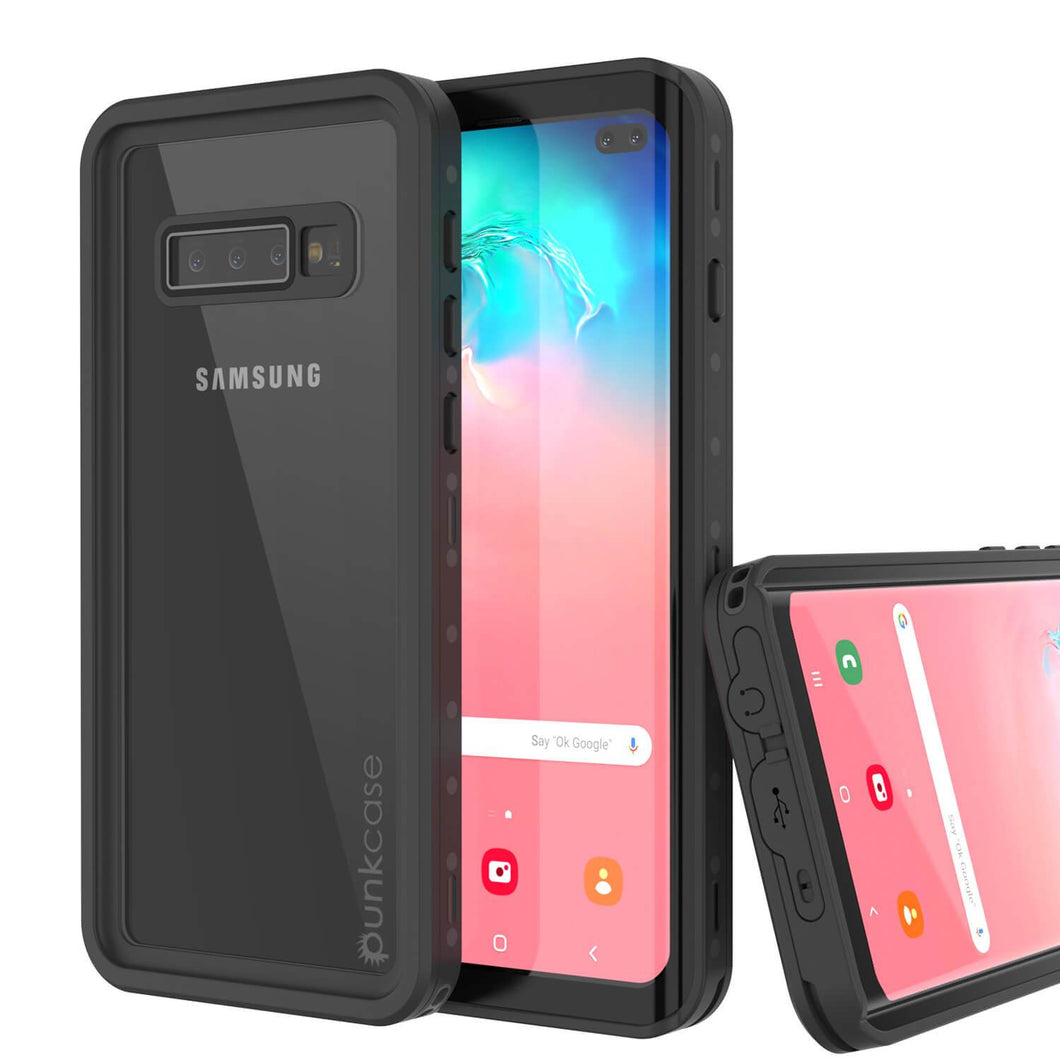 Galaxy S10+ Plus Waterproof Case PunkCase StudStar Clear Thin 6.6ft Underwater IP68 Shock/Snow Proof
