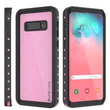 Load image into Gallery viewer, Galaxy S10+ Plus Waterproof Case PunkCase StudStar Pink Thin 6.6ft Underwater IP68 Shock/Snow Proof
