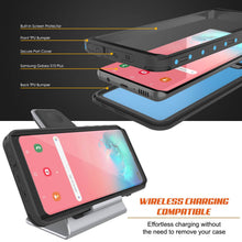 Load image into Gallery viewer, Galaxy S10+ Plus Waterproof Case PunkCase StudStar Light Blue Thin 6.6ft Underwater IP68 ShockProof
