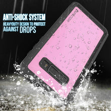 Load image into Gallery viewer, Galaxy S10+ Plus Waterproof Case PunkCase StudStar Pink Thin 6.6ft Underwater IP68 Shock/Snow Proof
