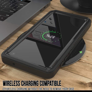 Galaxy S10+ Plus Water/Shockproof With Screen Protector Case [Black]