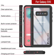 Load image into Gallery viewer, Galaxy S10+ Plus Water/Shock/Snowproof Slim Screen Protector Case [Pink]
