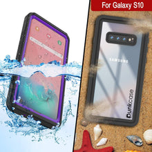 Load image into Gallery viewer, Galaxy S10+ Plus Water/Shockproof Slim Screen Protector Case [Purple]
