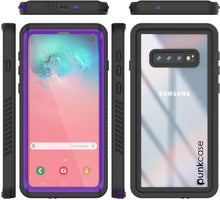 Load image into Gallery viewer, Galaxy S10+ Plus Water/Shockproof Slim Screen Protector Case [Purple]
