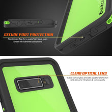 Load image into Gallery viewer, Galaxy S10 Waterproof Case PunkCase StudStar Light Green Thin 6.6ft Underwater IP68 ShockProof
