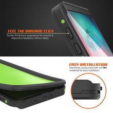 Load image into Gallery viewer, Galaxy S10 Waterproof Case PunkCase StudStar Light Green Thin 6.6ft Underwater IP68 ShockProof
