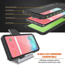 Load image into Gallery viewer, Galaxy S10 Waterproof Case PunkCase StudStar Light Green Thin 6.6ft Underwater IP68 ShockProof
