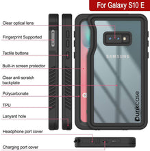 Load image into Gallery viewer, Galaxy S10 Water/Shockproof With Screen Protector Case [Black]

